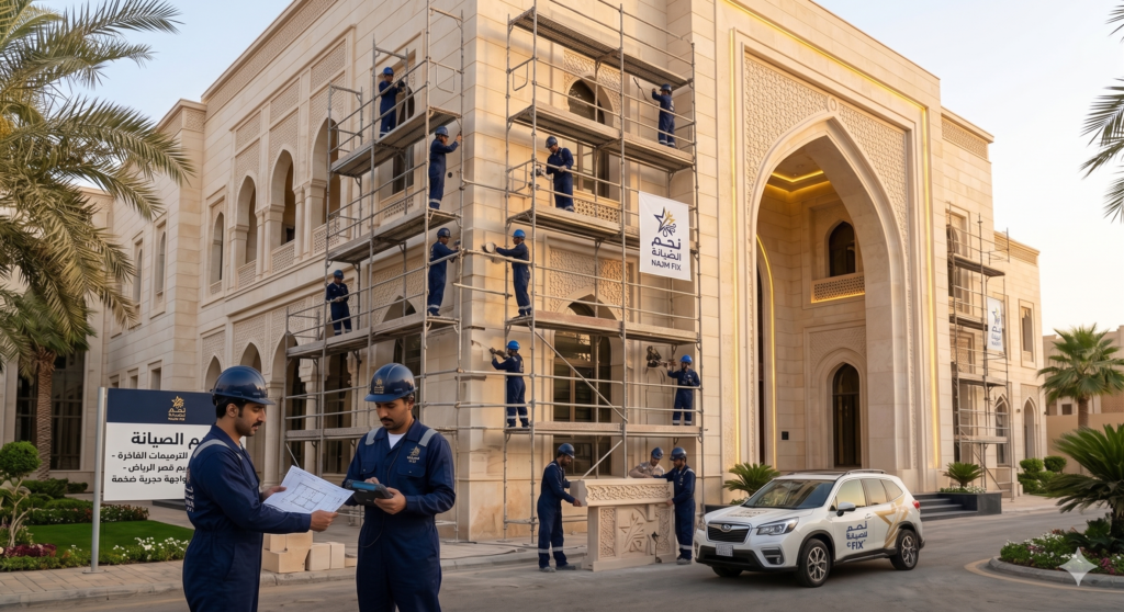 ترميم قصور بالرياض - شركة ترميم قصور بالرياض نجم الصيانة للترميمات الفاخرة