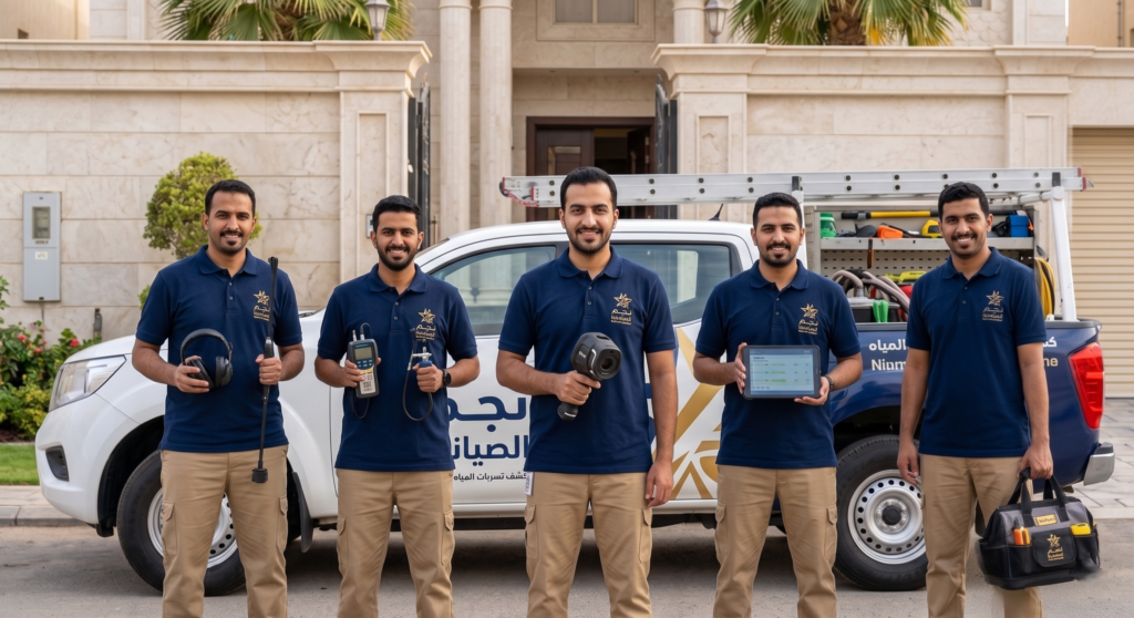  فريق نجم الصيانة لكشف تسربات المياه بالرياض - أفضل شركة كشف تسربات المياه في الرياض