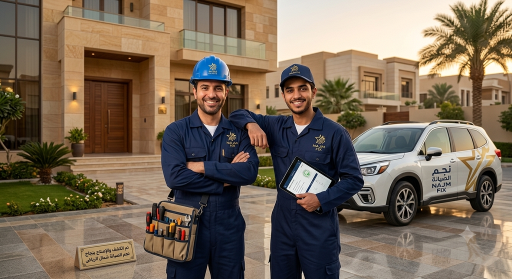  فريق نجم الصيانة لكشف تسربات المياه جنوب الرياض - أفضل شركة كشف تسربات المياه جنوب الرياض